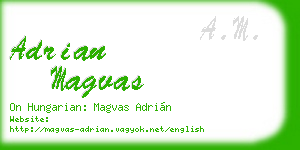 adrian magvas business card